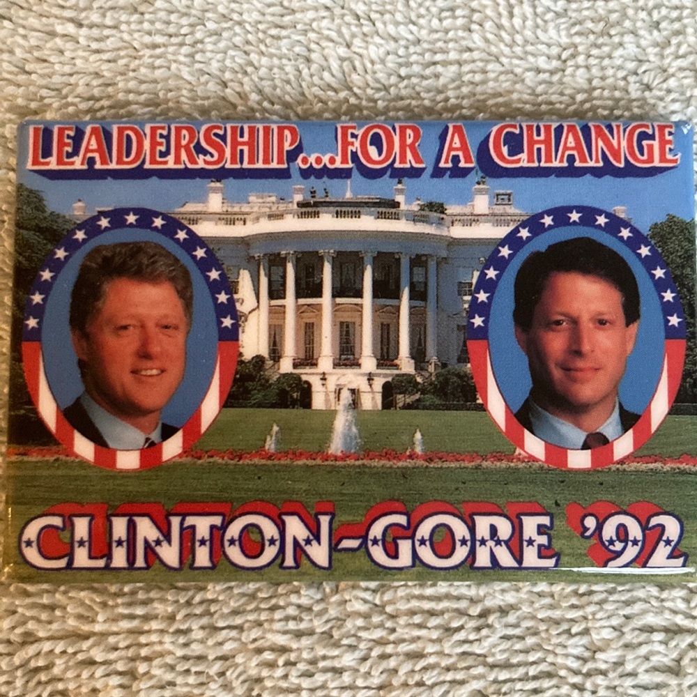 Election Memorabilia - Bill Clinton/Al Gore Presidential campaign pin
